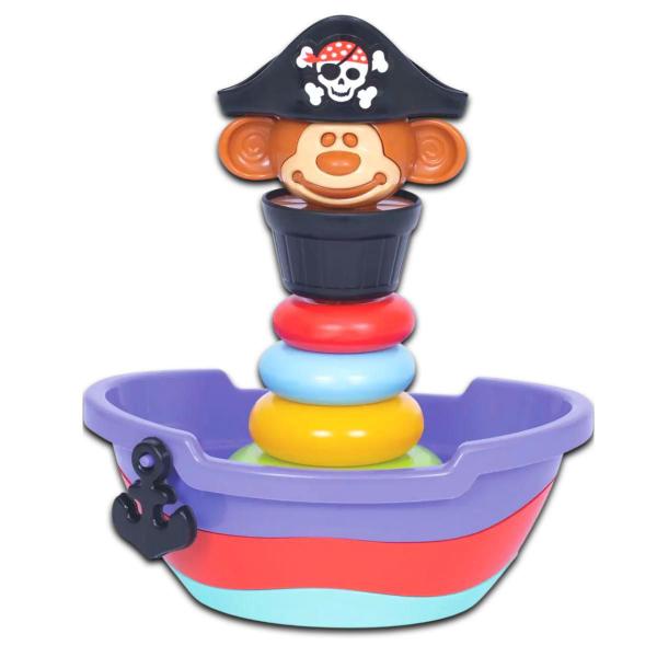 Imagem de Brinquedo Educativo Didático Monta E Desmonta Baby Pirata