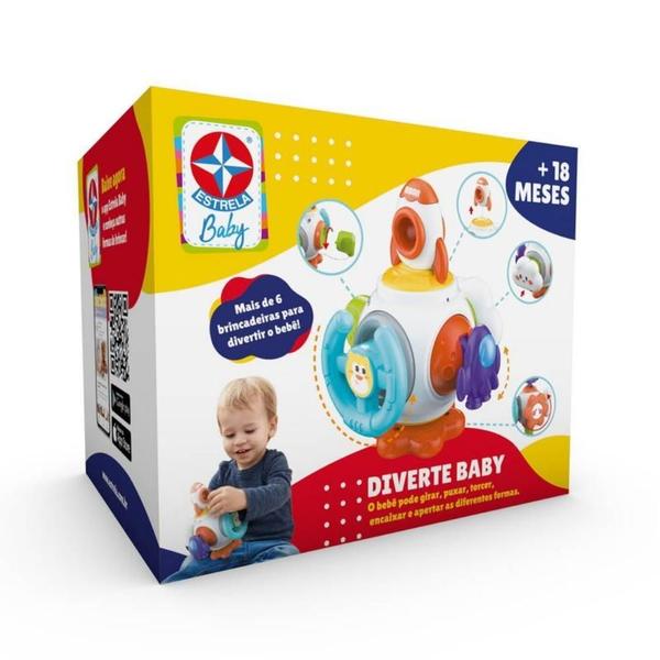 Imagem de Brinquedo Educativo Diverte Baby Estrela Bebê Infantil Tummy Time