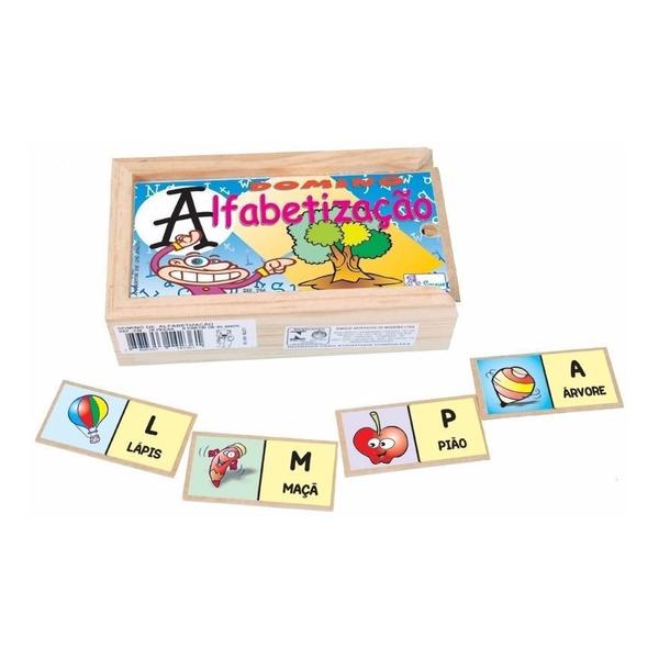 Brinquedo Educativo Domino Alfabetizaçao Pedagogico Simque Imagem de Brinquedo Educativo Domino Alfabetizaçao Pedagogico Simque
