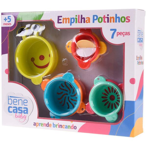 Imagem de Brinquedo Educativo Empilha Potinhos 7 Peças