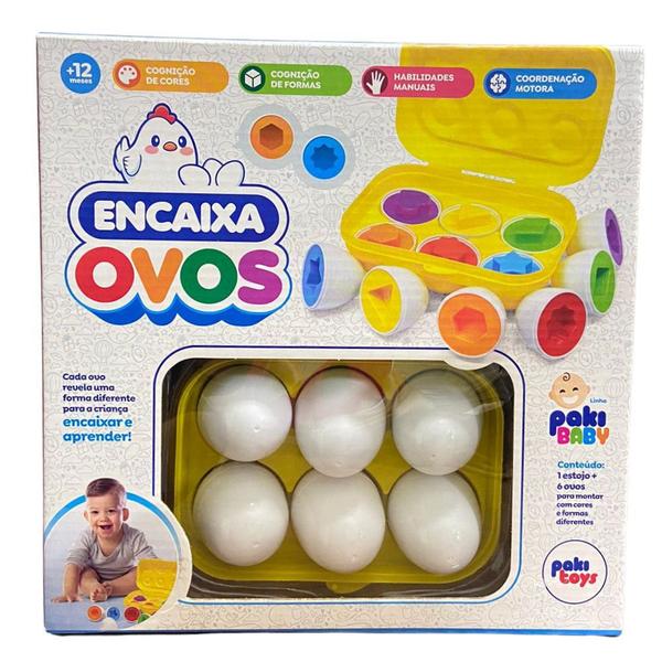 Imagem de Brinquedo Educativo Encaixa Ovos  - Paki Toys