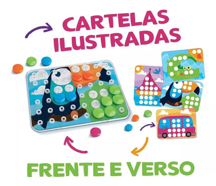 Imagem de Brinquedo Educativo Encaixe Cor Associe Formas Pedagógico Série Brinquedos de Menina e Menino Elka