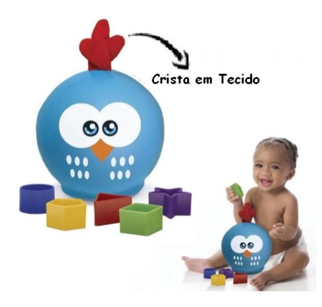 Imagem de Brinquedo Educativo Encaixe Formas Galinha Pintadinha 1207