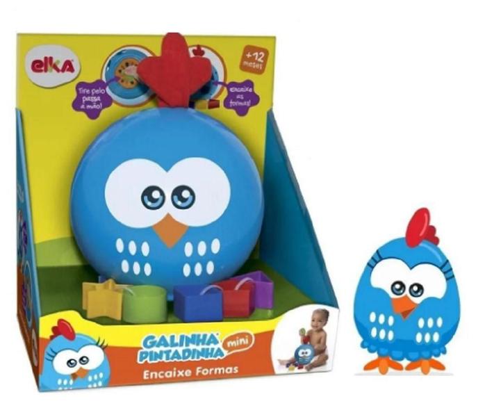 Imagem de Brinquedo Educativo Encaixe Formas Galinha Pintadinha 1207