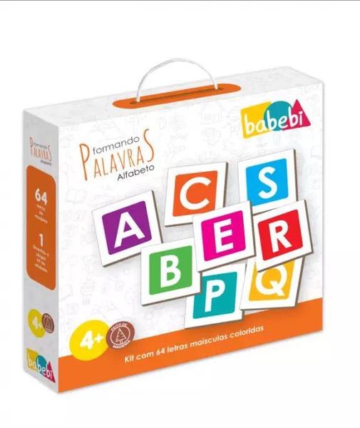 Imagem de Brinquedo Educativo Formando Palavras Alfabeto Babebi