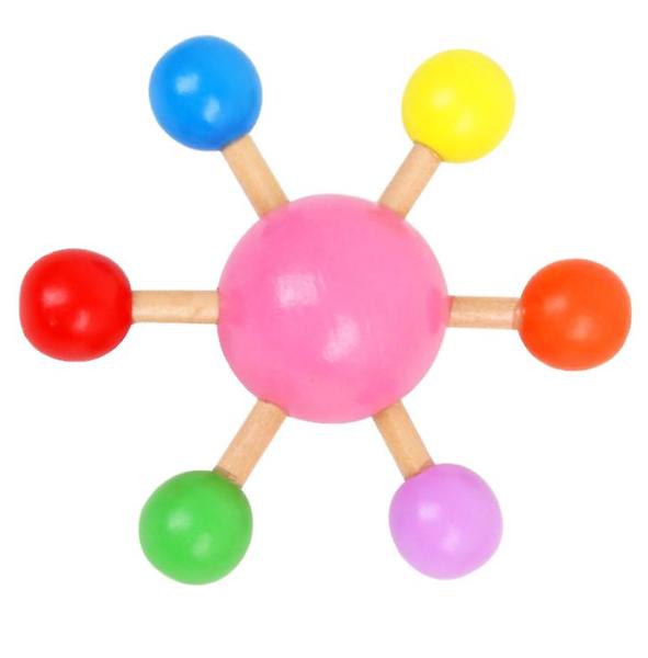 Imagem de Brinquedo educativo infantil colorido Spinning Top Wokex rosa