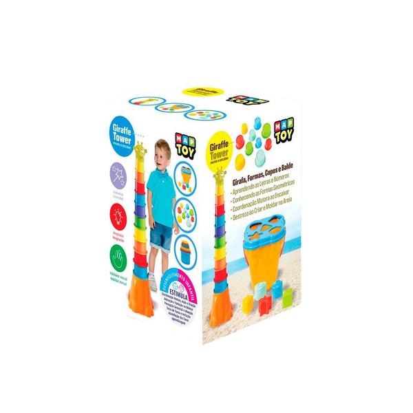Brinquedo Educativo Infantil Encaixe Formas Blocos De Montar - Maptoy Imagem de Brinquedo Educativo Infantil Encaixe Formas Blocos De Montar - Maptoy