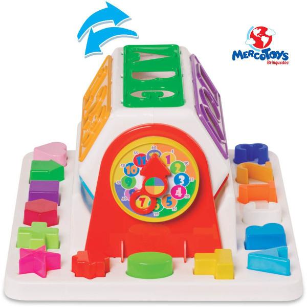 Imagem de Brinquedo Educativo Infantil Girababy Giratório Números Relógio Percepção Raciocínio Lógico Colorido