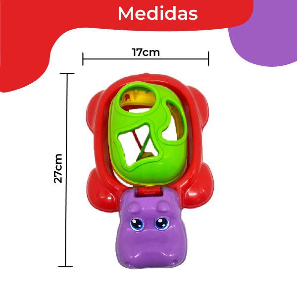 Imagem de Brinquedo Educativo Infantil Para Bebes Didático Maral - Hipo