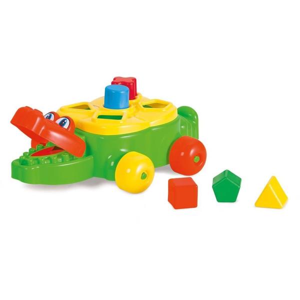 Imagem de Brinquedo Educativo Jacare Junior C/BLOCOS e Puxad