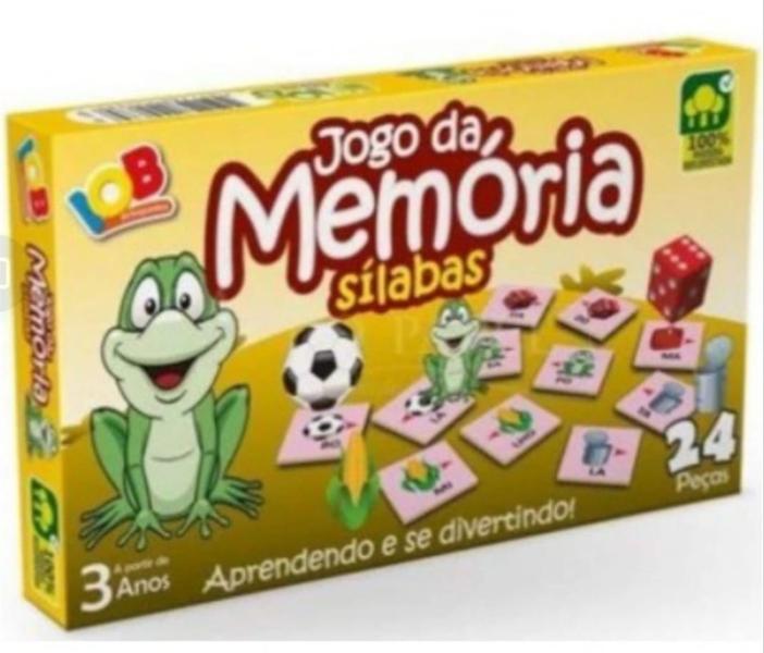 Imagem de Brinquedo Educativo Jogo da Memória Sílabas