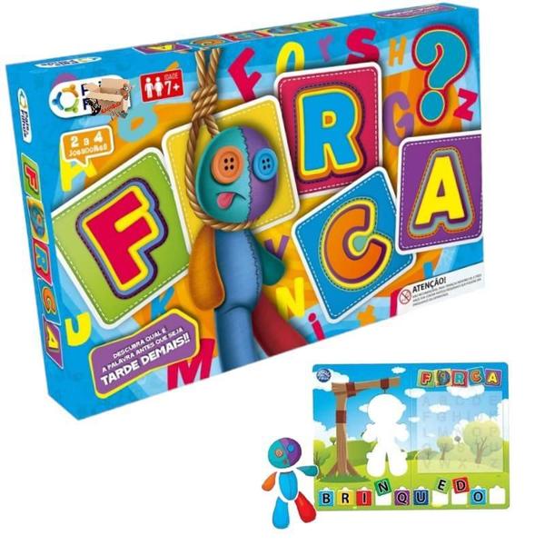 Imagem de Brinquedo Educativo Jogo De Tabuleiro Jogo Da Forca