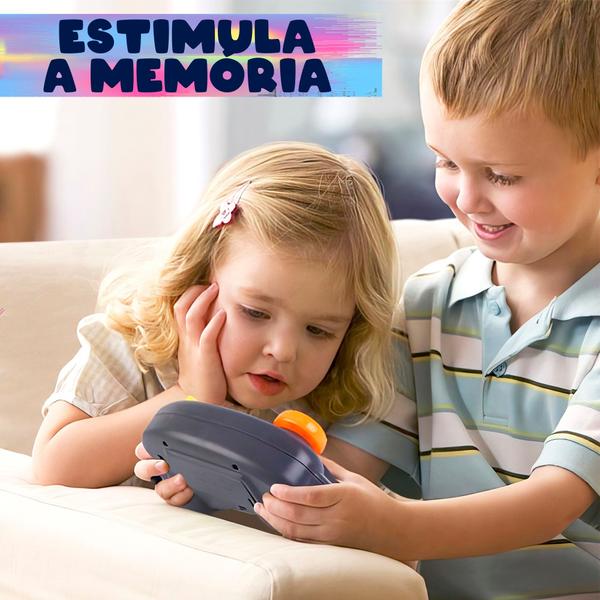 Brinquedo Educativo Joystick Jogo Da Memória E Pegue A Luz Com Som E Luz 64 Niveis - Dm Toys Imagem de Brinquedo Educativo Joystick Jogo Da Memória E Pegue A Luz Com Som E Luz 64 Niveis