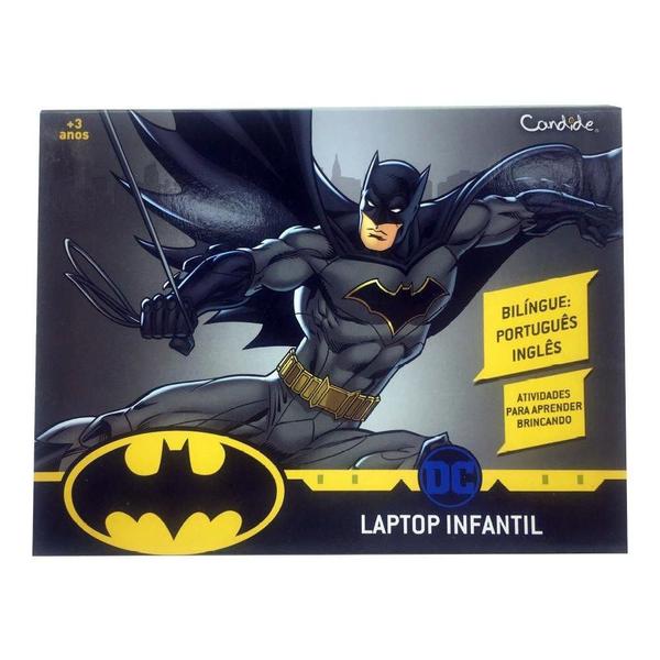 Imagem de Brinquedo Educativo Laptop Do Batman Bilíngue Candide Preto