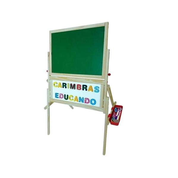 Imagem de Brinquedo Educativo Lousa Quadro Magnético 3 em 1 Divertido Criativo