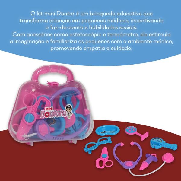 Imagem de Brinquedo Educativo Maleta Mini Doutora Enfermagem Menina