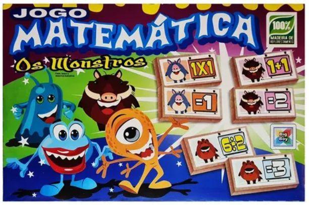 Imagem de Brinquedo Educativo MDF-Jogo Matemática-Jogo Pedagógico