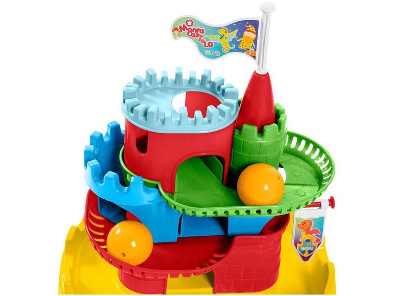 Brinquedo Educativo Monta Castelo Ta Te Ti - 12 Peças Imagem de Brinquedo Educativo Monta Castelo Ta Te Ti - 12 Peças