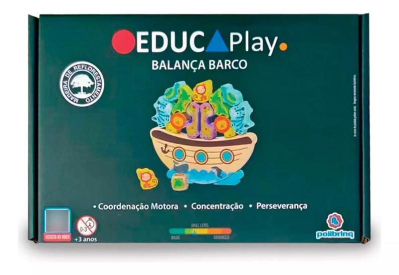 Imagem de Brinquedo Educativo Montessori Madeira Polibrinq - BDM23