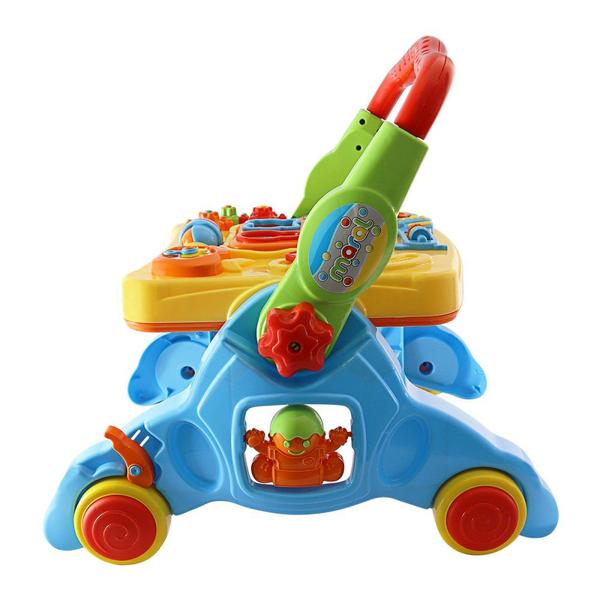 Brinquedo Educativo Multifuncional Colorido para Bebê - Andador, Mesa de Atividades e Mais, 4 Funções de Crescimento - Maral Imagem de Brinquedo Educativo Multifuncional Colorido para Bebê - Andador, Mesa de Atividades e Mais, 4 Funções de Crescimento