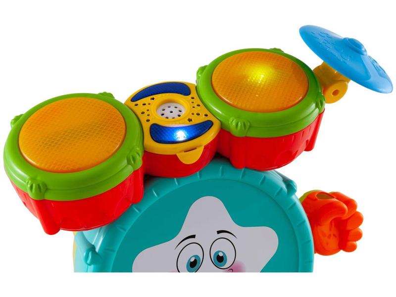 Brinquedo Educativo Musical 825 Baby Batera - Emite Luz e Som Tateti Imagem de Brinquedo Educativo Musical 825 Baby Batera - Emite Luz e Som Tateti