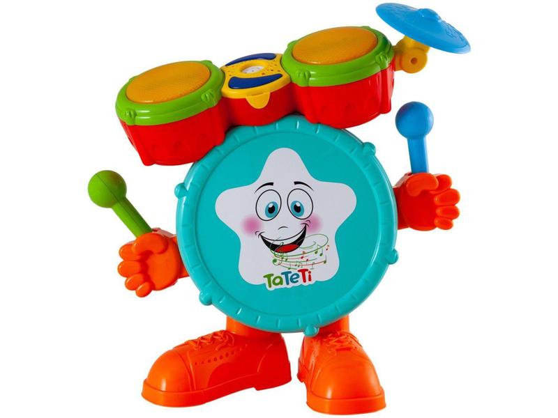 Brinquedo Educativo Musical 825 Baby Batera - Emite Luz e Som Tateti Imagem de Brinquedo Educativo Musical 825 Baby Batera - Emite Luz e Som Tateti