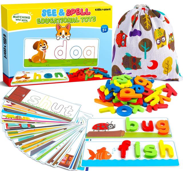 Imagem de Brinquedo educativo Officygnet See & Spell para crianças de 3 a 6 anos