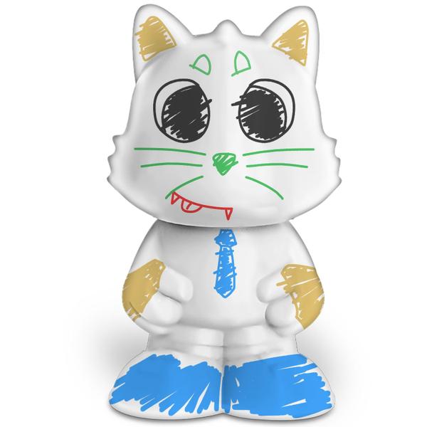 Imagem de Brinquedo Educativo Para Bebe Personagem Charlie Para Pintar e Colorir Com Canetinha Lavavel 0931 - Samba