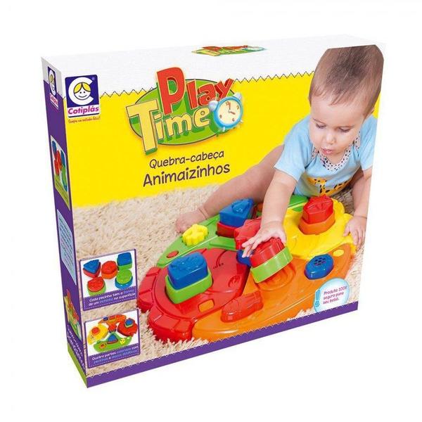 Brinquedo Educativo Pedagogico Bebe Animaizinhos - Cotiplas Imagem de Brinquedo Educativo Pedagogico Bebe Animaizinhos - Cotiplas