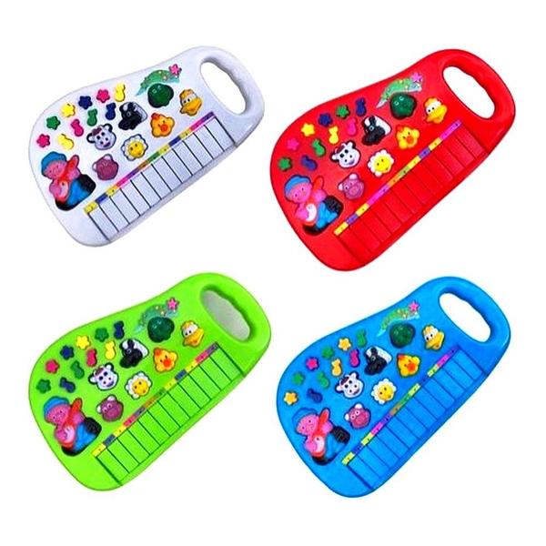 Brinquedo Educativo Piano Infantil Animais da Fazenda Pilha - Toys Imagem de Brinquedo Educativo Piano Infantil Animais da Fazenda Pilha