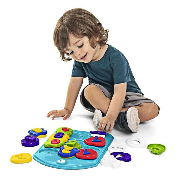Brinquedo Educativo Puzzle Mania Números Calesita - Ta Te Ti Imagem de Brinquedo Educativo Puzzle Mania Números Calesita