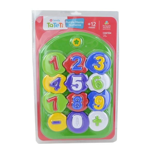 Imagem de Brinquedo Educativo Puzzle Mania Números Ta Te Ti - 0219