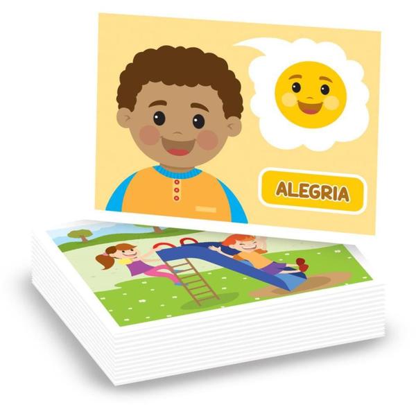 Imagem de Brinquedo Educativo Quadro das Emocoes 30PCS