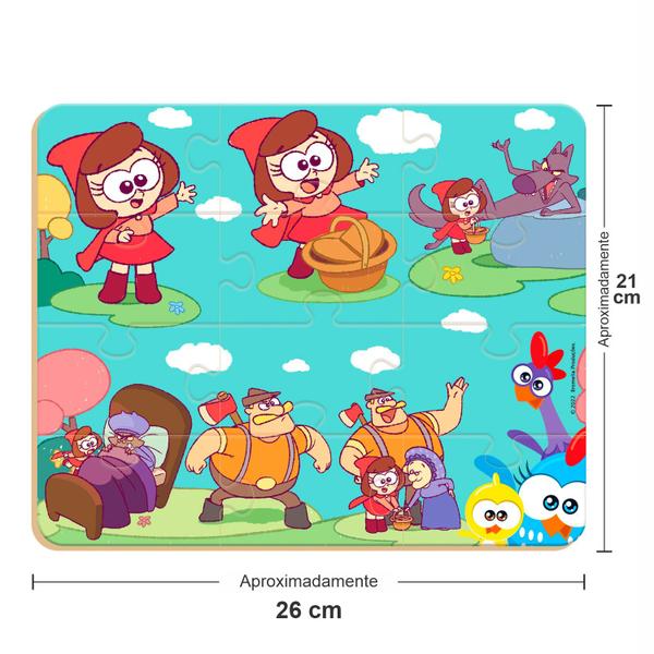 Brinquedo Educativo Quebra Cabeça Contos Galinha Pintadinha - Nig Brinquedos Imagem de Brinquedo Educativo Quebra Cabeça Contos Galinha Pintadinha - Nig Brinquedos