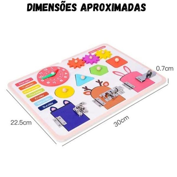 Imagem de Brinquedo Educativo - Relógio, Formas, Dias Da Semana -Shiny