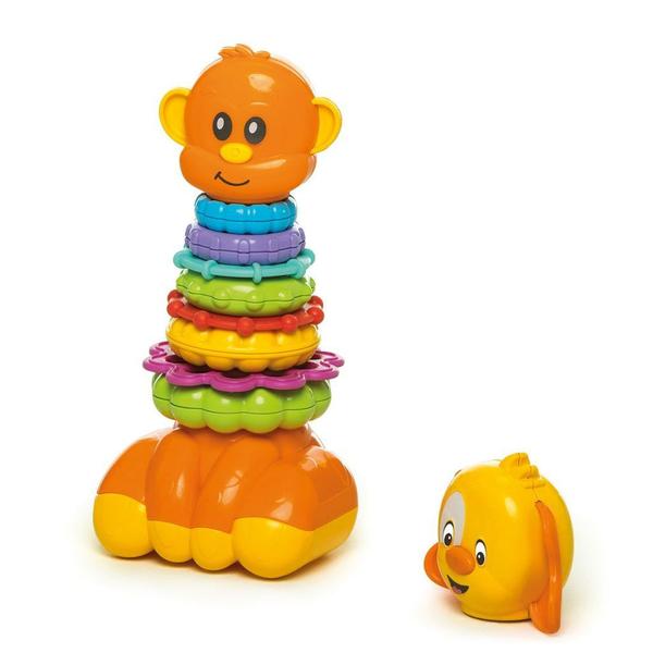 Brinquedo Educativo Zoo Argolas para Montar Calesita 0866 Imagem de Brinquedo Educativo Zoo Argolas para Montar Calesita 0866