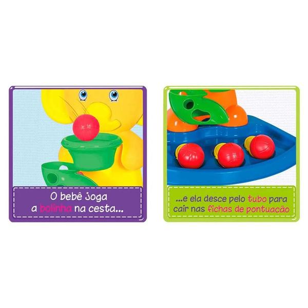 Imagem de Brinquedo elefantinho didático infantil play time - cotiplás