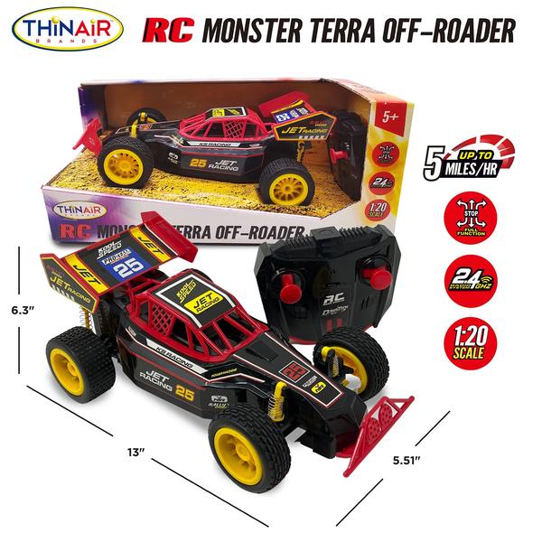 Imagem de Brinquedo elétrico 2WD RC Car Nature Bound Monster Terra em escala 1:20