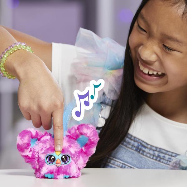 Imagem de Brinquedo eletrônico de pelúcia Furby Furblets Dah-Tee com mais de 45 sons