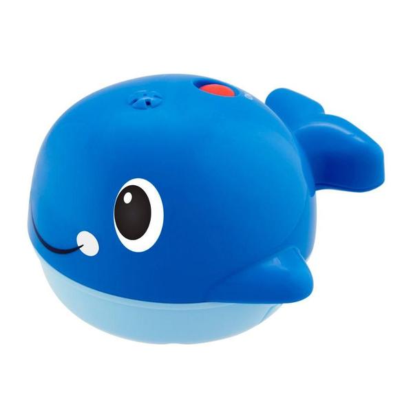 Imagem de Brinquedo Eletrônico Para Banho Baleia Salpica Chicco Azul