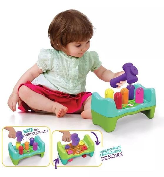 Imagem de Brinquedo Elka Infantil Cores Criança Bate Rebate Bebe