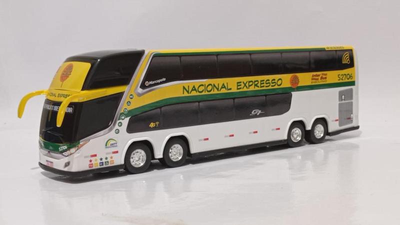 Imagem de Brinquedo Em Miniatura Ônibus Nacional Expresso Antigo