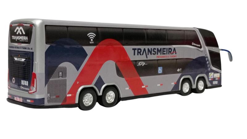 Imagem de Brinquedo Em Miniatura Ônibus Transmeira 2 Andares