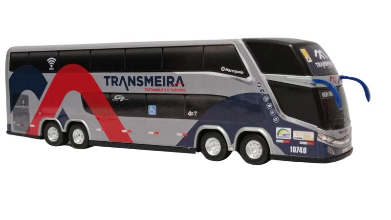 Imagem de Brinquedo Em Miniatura Ônibus Transmeira 2 Andares