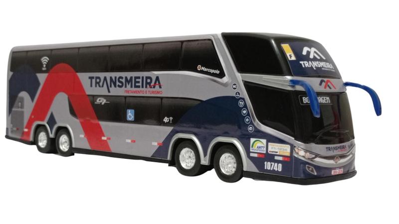 Imagem de Brinquedo Em Miniatura Ônibus Transmeira 2 Andares