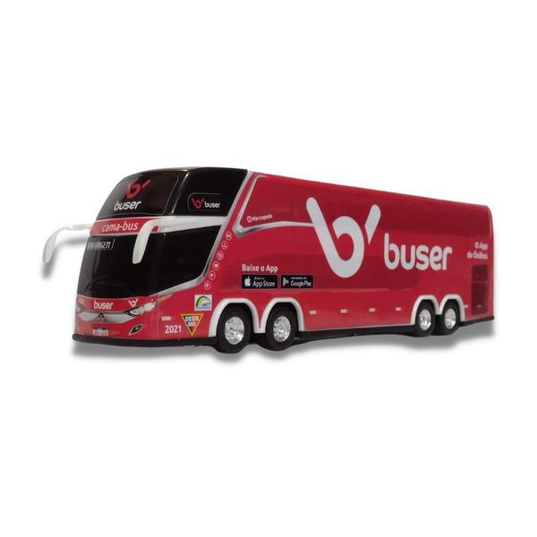 Imagem de Brinquedo Em Miniatura Ônibus Viação Buser G7 30Cm