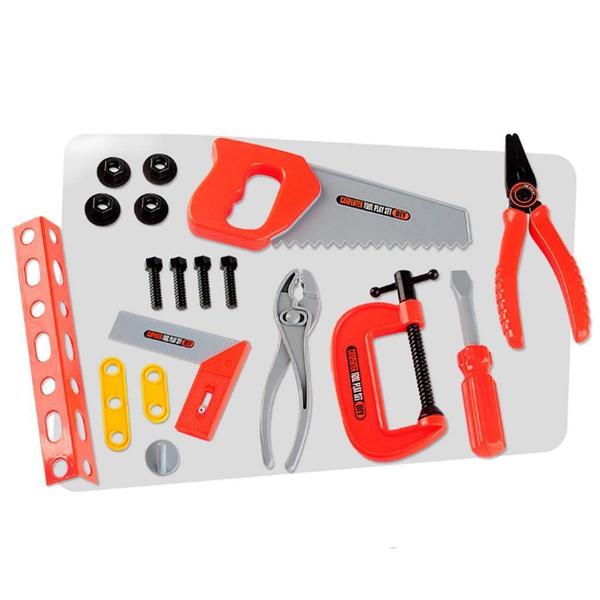 Brinquedo Equipe Construção Ferramentas 18 Peças S/ Caixa - Zoop Toys Imagem de Brinquedo Equipe Construção Ferramentas 18 Peças S/ Caixa