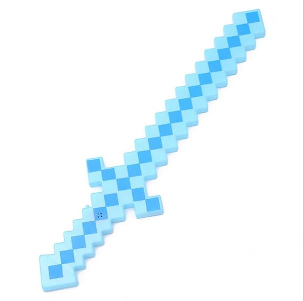 Imagem de Brinquedo Espada Pixel Minecraft 58Cm Som E Luz - ul Nº17