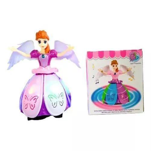 Brinquedo fada brilhante musical com luzes e giratória - TOYS Imagem de Brinquedo fada brilhante musical com luzes e giratória