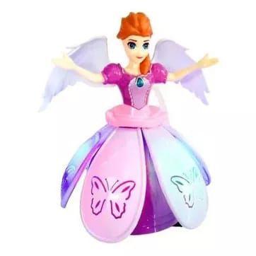 Brinquedo fada brilhante musical com luzes e giratória - TOYS Imagem de Brinquedo fada brilhante musical com luzes e giratória